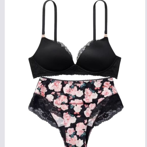 Victorias Secret Supersoft Body Maternity SET Nursing Wireless bra & Shortie New - Picture 8 of 12